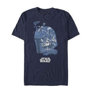 Men's Star Wars Unifying Boba Fett Collage T-Shirt - 1 of 4