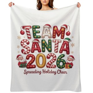 FIONECA 2026 Christmas New Year Flannel Blanket, Soft, Polka Dot, Four Sizes, Wonderful Gift Idea, For Travel, Edition - 40"¡Á50" - 1 of 1