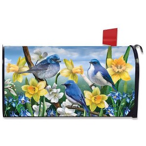 Briarwood Lane Bluebirds And Daffodils Spring Mailbox Cover Briar - 1 of 2