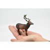 Elk, Wapiti, Hand Painted, Realistic, Very Nice Plastic Design, American Animal, Educational, Model, , Toy, Gift,  4 Inches.  CWG175 BB41 - 3 of 4