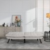 Airsurfer Modern Convertible Sofa Bed ¨C Folding Sleeper Couch with Pillow-Top Tufted Cushions and Adjustable Backrest for Living Room - 3 of 4