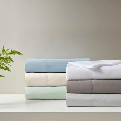 Full Aqua Microfiber Cooling Sheet Set for All Night Comfort
