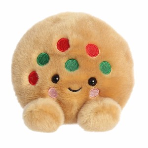 Aurora Mini Kringle Cookie Palm Pals Festive Stuffed Animal Brown 5" - 1 of 4