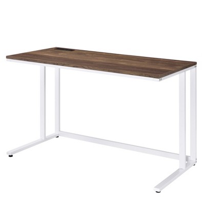NicBex 47 Inch Computer Home Office Desk with USB Port  and Plug for Study Room,Bedroom and Office