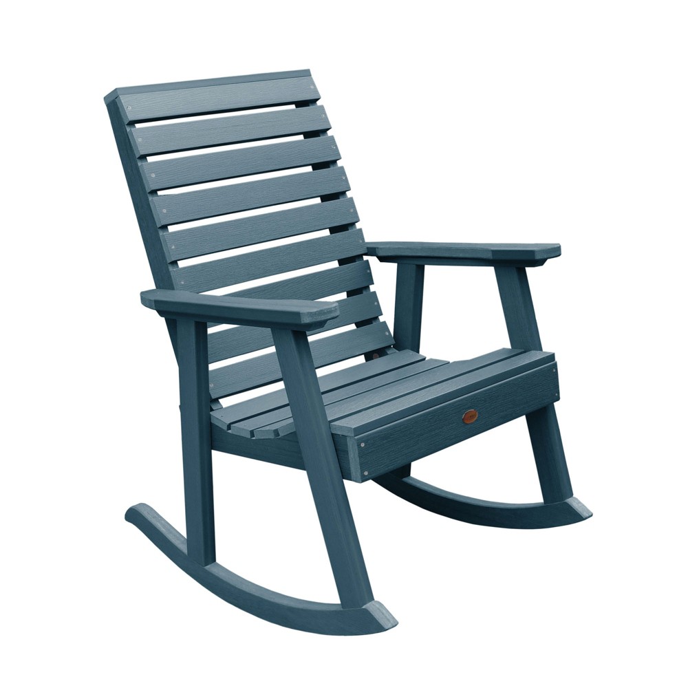 Photos - Garden Furniture Weatherly Rocking Patio Chair Nantucket Blue - highwood