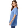 Woman Within Plus Size Waffle Thermal Satin Trim Tee - 4 of 4