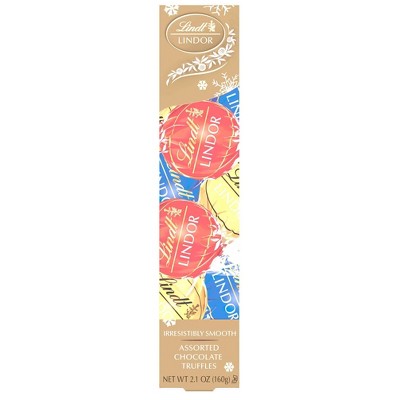 Lindt Holiday Assorted Chocolate Truffles - 2.1oz