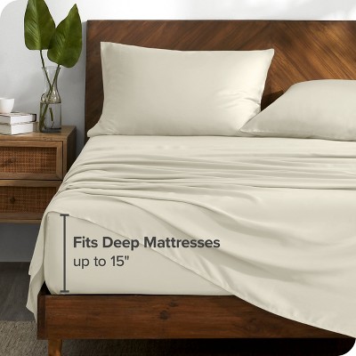 Full Natural Cotton Deep Pocket Sheet Set
