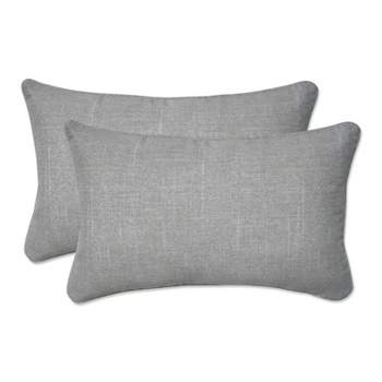 2pc Outdoor/Indoor Rectangular Throw Pillow Set Tory Bisque Off-White - Pillow Perfect