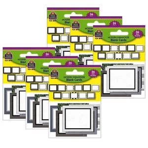 Teacher Created Resources Modern Farmhouse Blank Cards Mini Accents 36 Per Pack 6 Packs (TCR8519-6) - 1 of 2