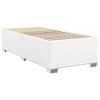 vidaXL Bed Frame without Mattress Upholstered Platform Base Bedroom Faux Leather - White Twin XL - 2 of 4