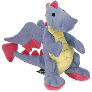 goDog Bubble Plush Dragons Squeaky Dog Toy, Chew Guard Technology - Periwinkle, Small - 1 of 1