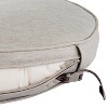 15" x 2" Montlake Water-Resistant Patio Chair Seat Cushion Slip Cover Heather Gray - Classic Accessories - 2 of 4