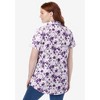 Woman Within Women's Plus Size Perfect Short Sleeve Shirt - 3 of 4