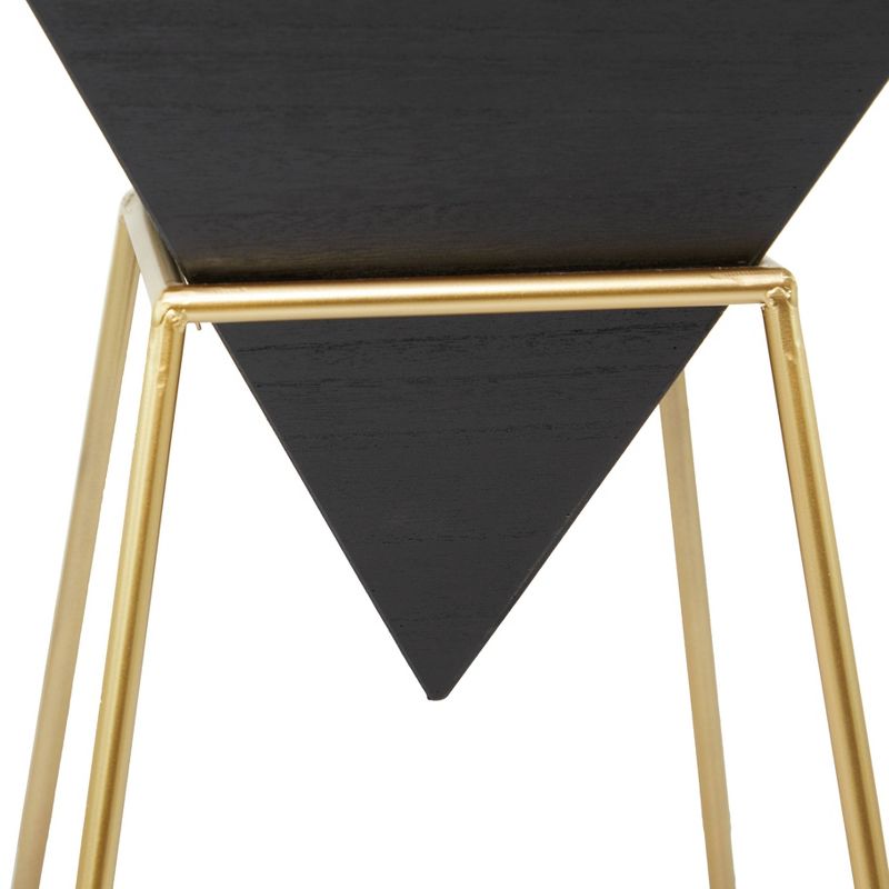 Modern Wood Accent Table Black - Olivia &#38; May, 4 of 7