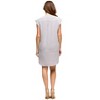 Maternity V-Neck Cap Sleeve Knee Length Pocket Dress - 24seven Comfort Apparel™ - 3 of 4