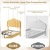 Coucheta Upholstered Bed Frame with LED Lights, Storage Drawer & Headboard,Velvet Platform for Kids, No Box Spring Needed - 4 of 4