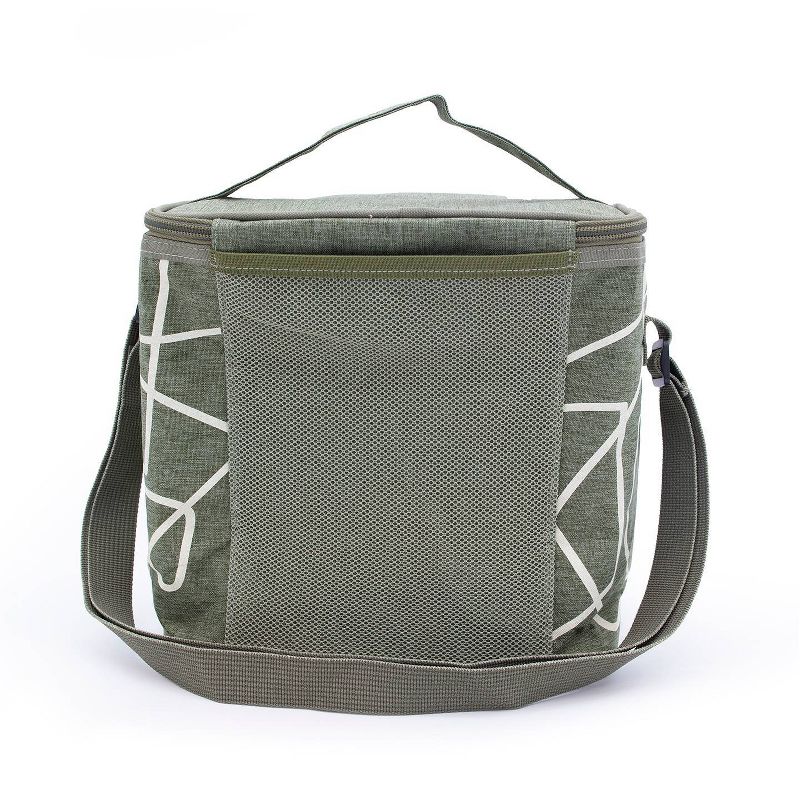 Nourish by SoYoung Lunch Bag - Sage Abstract Lines, 3 of 17