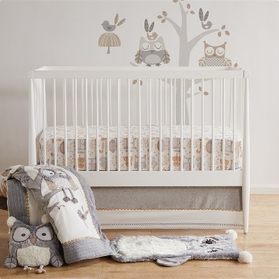 Baby boy 2025 owl crib bedding