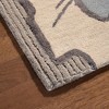 NICOLE MILLER NEW YORK Flora Grandeur Bloom Handcrafted Area Rug, Natural Wool Rug - 2 of 4