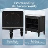 Mshliw 30 Inch Bathroom Vanity with Sink, Freestanding Cabinet with Double Doors and Drawer, Soft Close Hinges, Vintage Style - 4 of 4