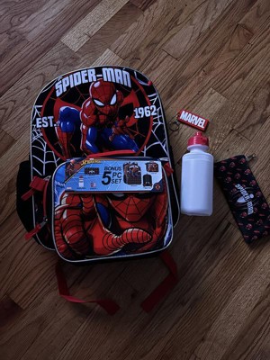 Marvel Kids 5pc 16 Backpack Set With Lunch Bag Spider man Target