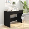 vidaXL Desk Black 39.8 in.x19.7 in.x30.1 in. Engineered Wood - 3 of 4
