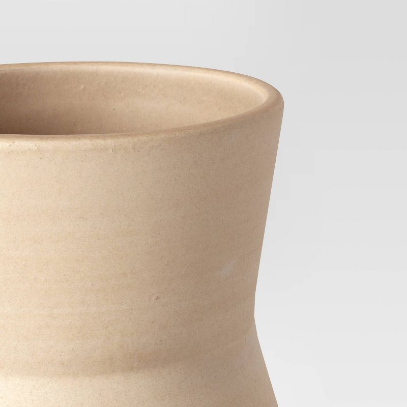Large Sandy Modern Vase - Threshold&#8482;, 3 of 4