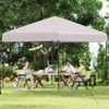 Costway 10 X 10 FT Pop up Canopy Tent with Portable Carrying Bag 8 Stakes 4 Wind Ropes Pink/Yellow/Beige/White/Gray/Navy - 4 of 4