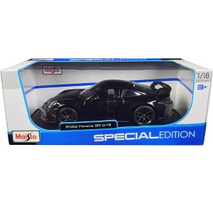 2022 Porsche 911 GT3 Black Metallic "Special Edition" 1/18 Diecast Model Car by Maisto - 1 of 3