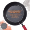 Rachael Ray Create Delicious Deep Hard Anodized Nonstick Frying Pan Set / Skillet Set - 9.5 Inch and 11.75 Inch, Gray - 3 of 4