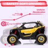 Acekool 24V 2-Seater Kids Ride-On UTV Car with 4WD 300W Motors, Remote Control, Shock Absorbers, Leather Seats, Music & Lights - 2 of 4