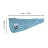 Unique Bargains Water-absorbent Embroidery Hair Towel 1 Pc - 2 of 4