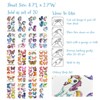 Wrapables Waterproof Glitter Temporary Tattoos, Birthday Party Favors and Supplies, Goodie Bag Fillers, 20 Sheets Butterflies and Unicorns - 2 of 4