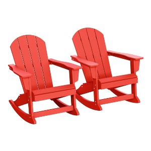 WestinTrends  Outdoor Patio Porch Rocking Adirondack Chair - 1 of 4