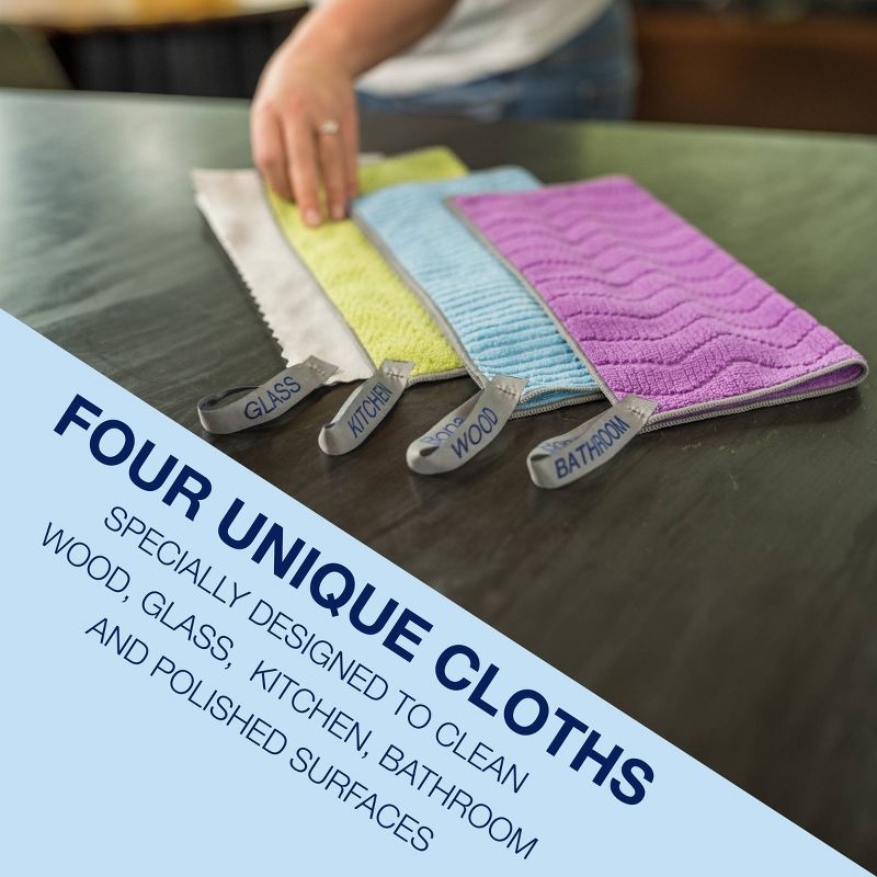 Bona Value Pack Reusable Microfiber Cleaning Cloth - 4ct, 3 of 8