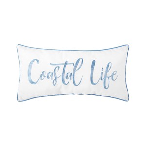 C&F Home Coastal Life Embroidered Throw Pillow - 1 of 4
