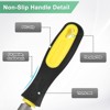 Unique Bargains Half-Round Metal File High Carbon Steel Diamond PVC Grip Handle Hand Files - 4 of 4