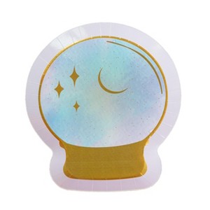 Jollity & Co. - Fortune Teller Ball Dinner Plates - Pack of 8 Paper Plates - 1 of 3