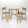 Christopher Knight Home Gavin Mid Century Modern Fabric Upholstered Counter Height 3 Piece Bistro Set - 2 of 4