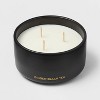 15oz Ceramic Jar 3-Wick Black Label Ginger Black Tea Candle - Threshold™: Soy & Coconut Wax Blend, 20hr Burn Time - 3 of 4