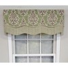 RLF Home Luxurious Modern Design Classic Jenna Glory Style Window Valance 50" x 16" - 2 of 4