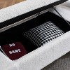 NicBex Rectangular Polyester Storage Ottoman Bench,Upholstered Storage Ottoman with Hidden Storage,Storage Bench for Living Room,Bedroom - 4 of 4