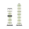 Ninola Design Watercolor Gingham Salad Green 42mm/44mm Silver Apple Watch Band - Society6 - image 3 of 3