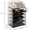Sorbus 2 Piece Acrylic Makeup and Jewelry Storage Organizer Case (6 Drawers and Lipstick Tray) - 4 of 4