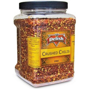 Dehydrated Dried Crushed Chilies Red Pepper Flakes by It's Delish | 22 Oz Jumbo Container - 1 of 4