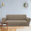 PiccoCasa 200GSM Microfiber Elastic Bottom Spandex Jacquard Fabric Stretch Sofa Slipcover - 2 of 3