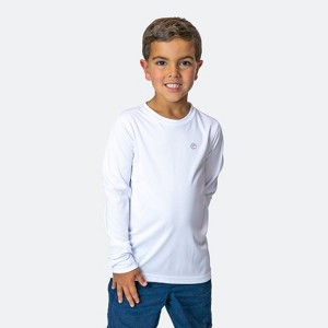 Vapor Apparel Youth UPF 50+ UV Sun Protection Solar Long Sleeve Rash Guard Swim Shirt - 1 of 4