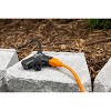 GE 3-Outlet Grounded Extension Cord Indoor/Outdoor 16AWG 25' Black: Heavy Duty, Long 25ft, Outside Use, 13 Amps, 3 Conductors - 3 of 4
