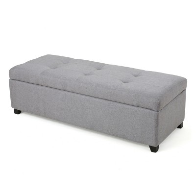 Brentwood Storage Ottoman - Gray - Christopher Knight Home